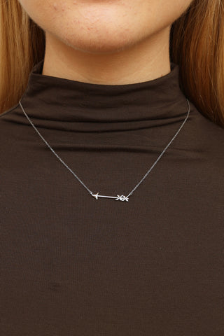 Tiffany & Co. Sterling Silver Arrow Pendant Necklace