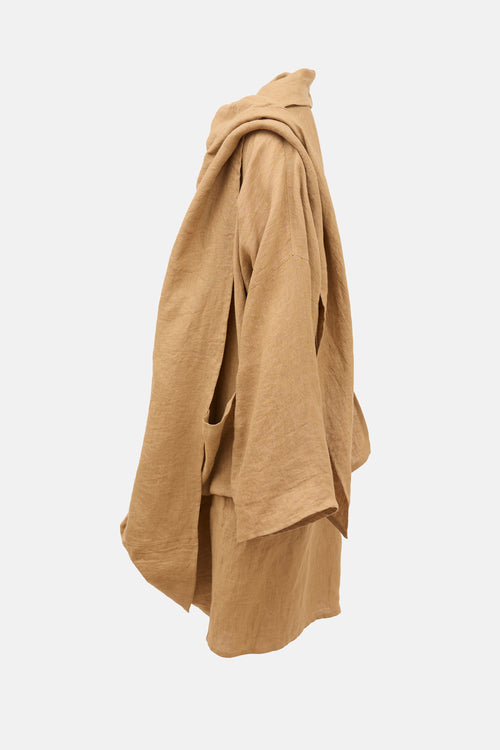 Basia Draped Wrap Jacket