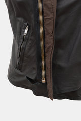 Rick Owens Leather Asymmetric Vest