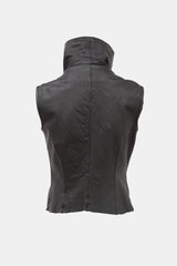 Rick Owens Leather Asymmetric Vest