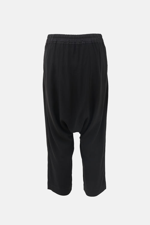 Rick Owens Crepe Drop Seat Pant