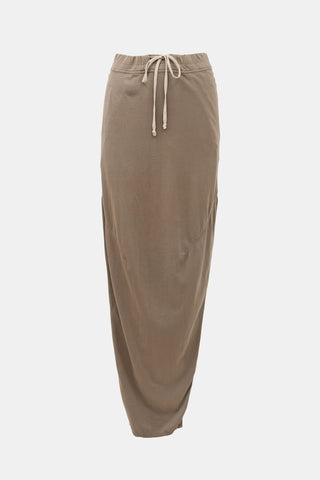 DRKSHDW Drawstring Maxi Skirt