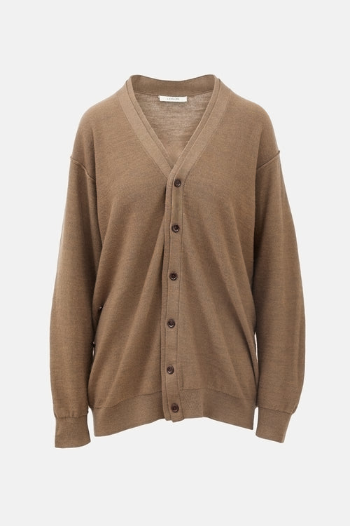 Lemaire Wool Blend Asymmetric Cardigan