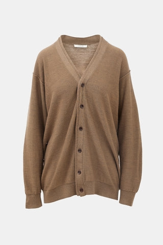 Lemaire Wool Blend Asymmetric Cardigan