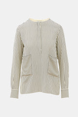 Altuzarra Silk Striped Blouse