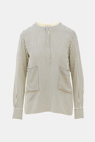 Altuzarra Silk Striped Blouse