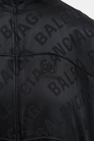 Balenciaga Homewear Silk Zip Up Sweater