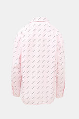 Balenciaga Striped Logo Shirt