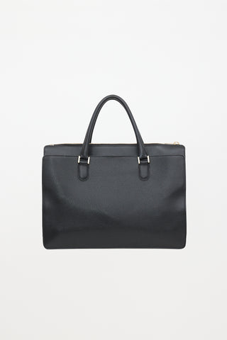 Valextra Leather Madison Bag