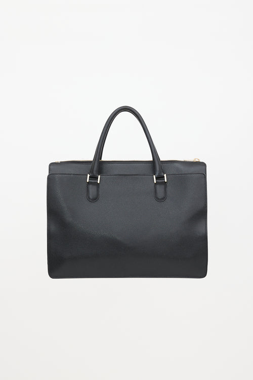 Valextra Leather Madison Bag