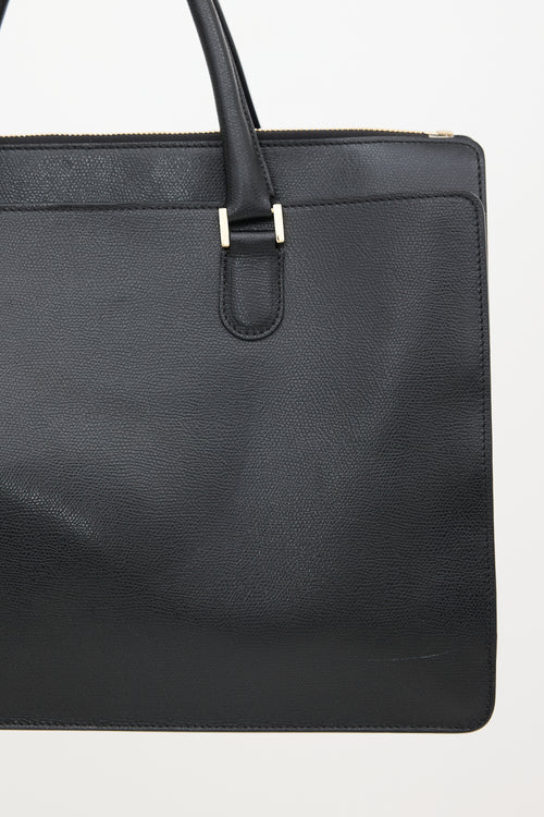 Valextra Leather Madison Bag