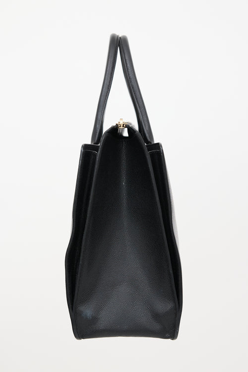 Valextra Leather Madison Bag