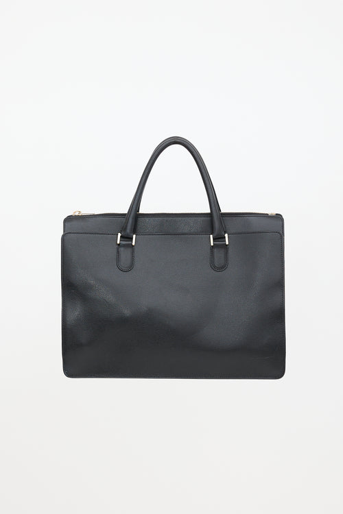 Valextra Leather Madison Bag
