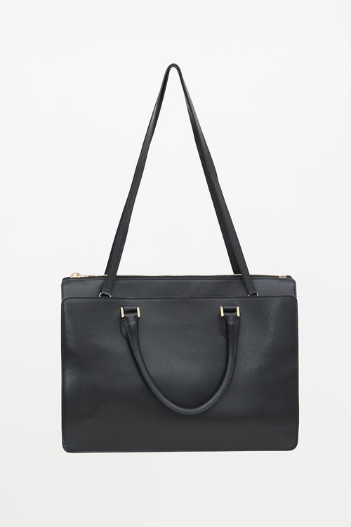 Valextra Leather Madison Bag