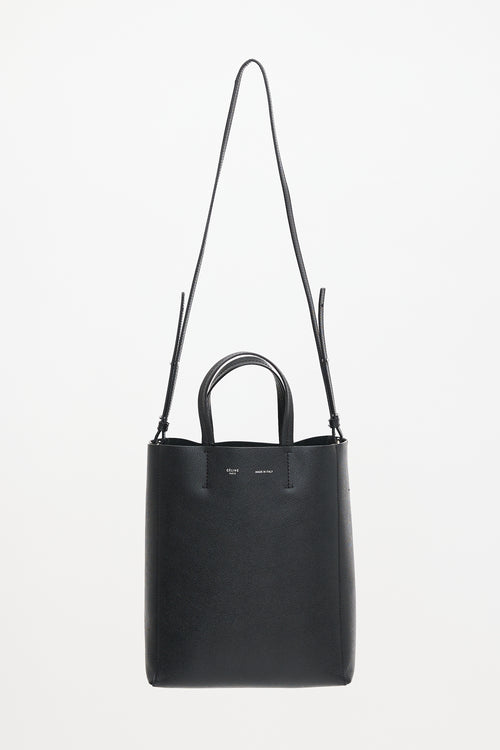 Celine 2017 Leather Small Vertical Cabas Tote Bag