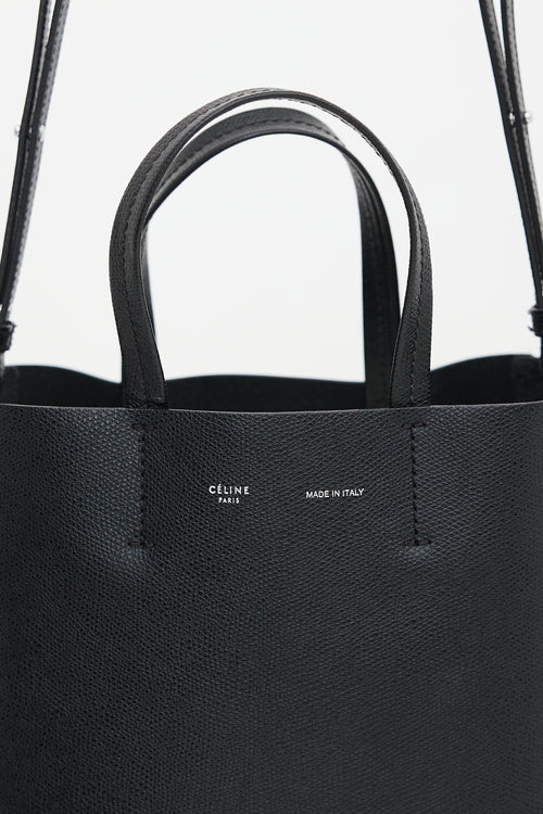 Celine 2017 Leather Small Vertical Cabas Tote Bag