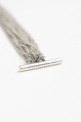 Tiffany & Co. Sterling Silver Multi-Strand Heart Toggle Necklace