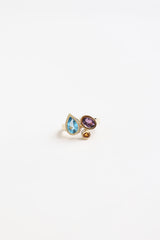 Fine Jewelry 14K Yellow Gold Multi-Stone Cluster Ring