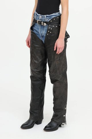 VSP Archive Leather Studded Chaps