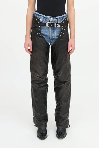 VSP Archive Leather Studded Chaps