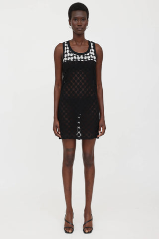 Polka Dot Mesh Dress