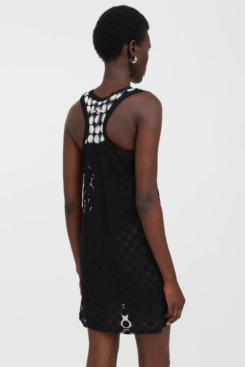 Polka Dot Mesh Dress
