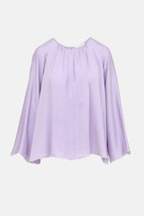 The Row Silk Pleated Top