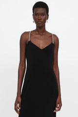 Cache Rhinestone Dress