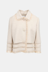 Oscar de la Renta Ruffle Jacket