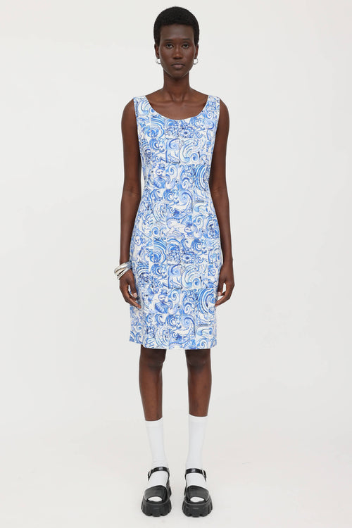 Prada 2011 Tile Print Dress