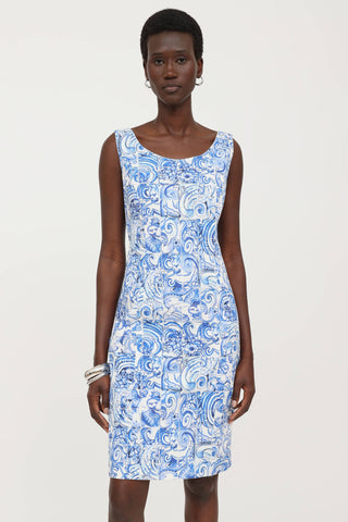 Prada 2011 Tile Print Dress
