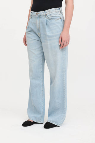 R13 Pleated Jeans
