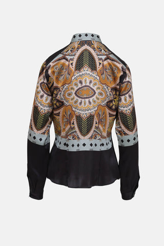 Etro Pattern Button Up Shirt