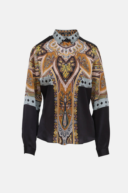 Etro Pattern Button Up Shirt