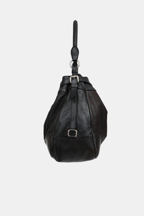 Prada Vitello Belted Shoulder Bag