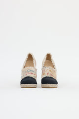 Chanel 2014 Canvas Espadrille Pump