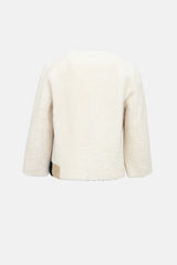 Akris Reversible Leather & Shearling  Jacket