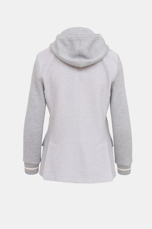Eleventy Layered Blazer Hoodie