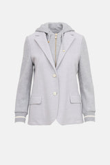 Eleventy Layered Blazer Hoodie