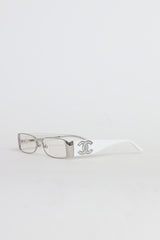 Chanel C. 2000's Rectangular 2112 Glasses