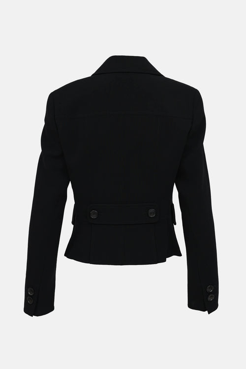 Akris Wool Cropped Blazer