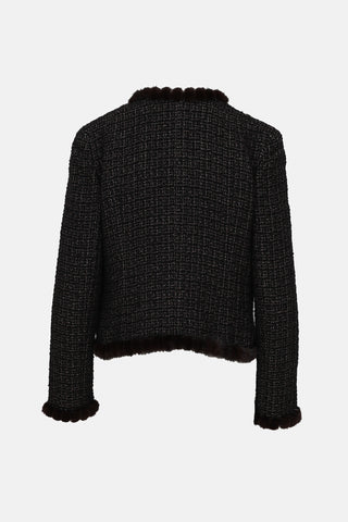 Fall 2003 Tweed & Fur Jacket
