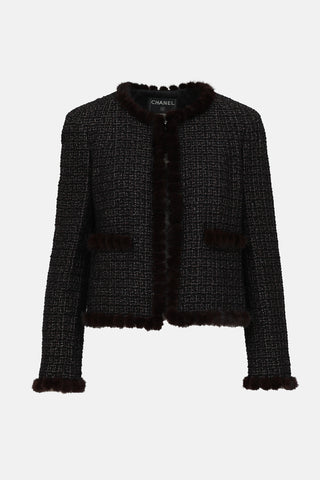 Fall 2003 Tweed & Fur Jacket