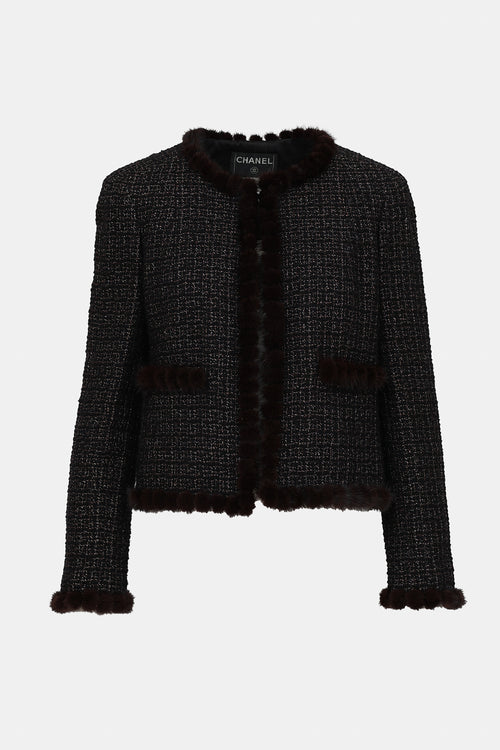 Fall 2003 Tweed & Fur Jacket