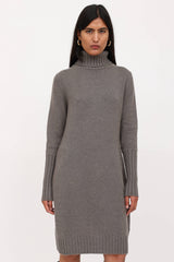 Loro Piana Knit Turtleneck Dress