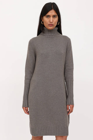 Loro Piana Knit Turtleneck Dress