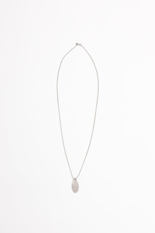 Sterling Silver Tag Necklace