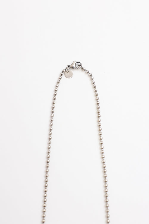 Sterling Silver Tag Necklace