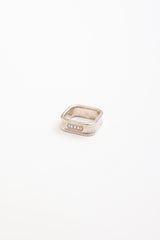 Tiffany & Co. Sterling Silver Square Ring