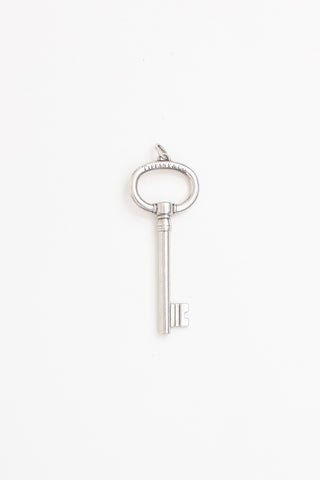 Tiffany & Co. Sterling Silver Open Oval Key Pendant